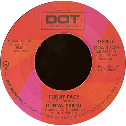 Donna Fargo Funny Face USED VINYL 7INCH SINGLE
