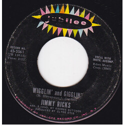 Jimmy Ricks (2) Wigglin' And Gigglin' / The Long, Long Arm Of Love USED VINYL 7INCH 45 RPM SINGLE
