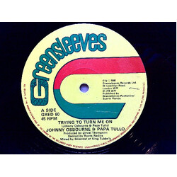 Johnny Osbourne / Papa Tullo / The Roots Radics Trying To Turn Me On / Turn On Dub USED VINYL 12INCH 45 RPM