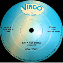 Lion Youth Rat A Cut Bottle USED VINYL 12INCH 45 RPM REPRESS