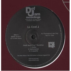 LL Cool J Hush USED VINYL 12INCH 33 S RPM PROMO STEREO