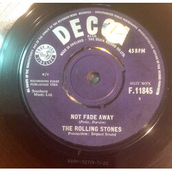 The Rolling Stones Not Fade Away Vinyl USED