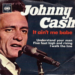 Johnny Cash It Ain't Me Babe USED VINYL 7INCH 45 RPM EP