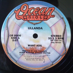 Ullanda McCullough Want Ads USED VINYL 12INCH 33 S RPM