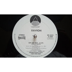 Xavion Get Me Hot USED VINYL 12INCH 33 S RPM MAXI-SINGLE PROMO