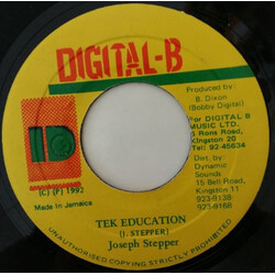 Joseph Stepper Tek Education USED VINYL 7INCH 45 RPM