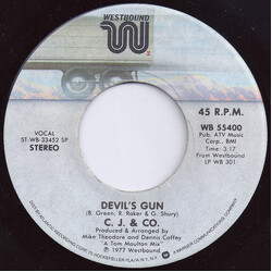 C.J. & Co Devil's Gun USED VINYL 7INCH 45 RPM SINGLE STEREO