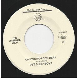 Pet Shop Boys Can You Forgive Her? / I Want To Wake Up VINYL 7" USED