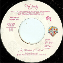 The Family (2) The Screams Of Passion USED VINYL 7INCH 45 RPM PROMO STEREO