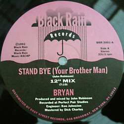 Brian Keith Stand Bye (Your Brother Man) USED VINYL 12INCH 33 S RPM