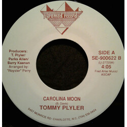 Tommy Plyler Carolina Moon / Hunkybuck Hattie USED VINYL 7INCH 45 RPM