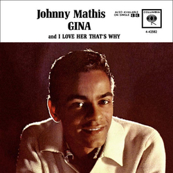 Johnny Mathis Gina Vinyl 7" USED