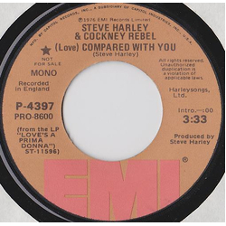 Steve Harley & Cockney Rebel (Love) Compared With You Vinyl 7" USED