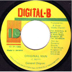 General Degree Original Man USED VINYL 7INCH 45 RPM