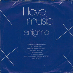 Enigma (2) I Love Music USED VINYL 7INCH 45 RPM SINGLE MIXED