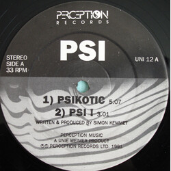 P.S.I. Psikotic USED VINYL 12INCH 33 S RPM