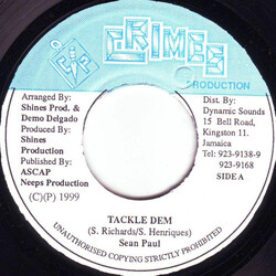 Sean Paul Tackle Dem USED VINYL 7INCH 45 RPM