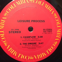 Leisure Process Cashflow USED VINYL 12INCH 33 S RPM