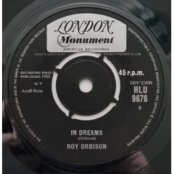Roy Orbison In Dreams USED VINYL 7INCH 45 RPM SINGLE