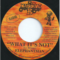 Elephant Man What It's Not USED VINYL 7INCH 45 RPM