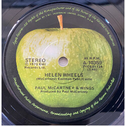 Paul McCartney & Wings Helen Wheels USED VINYL 7INCH 45 RPM SINGLE STEREO