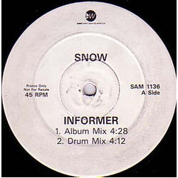 Snow (2) Informer USED VINYL 12INCH PROMO