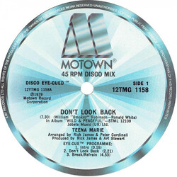 Teena Marie Don't Look Back USED VINYL 12INCH 45 RPM SINGLE