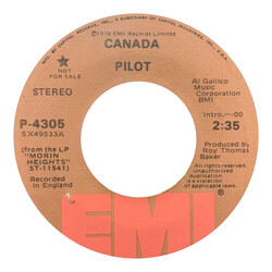 Pilot Canada USED VINYL 7INCH 45 RPM SINGLE PROMO