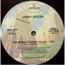 Jimmy Spicer The Bubble Bunch USED VINYL 12INCH 33 S RPM