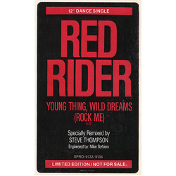 Red Rider Young Thing, Wild Dreams (Rock Me) Vinyl 12" USED