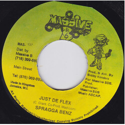 Spragga Benz Just De Flex USED VINYL 7INCH 45 RPM