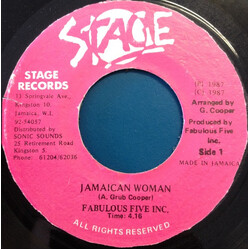 Fabulous Five Inc. Jamaican Woman USED VINYL 7INCH 45 RPM SINGLE