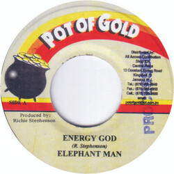 Elephant Man Energy God USED VINYL 7INCH 45 RPM SINGLE