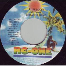 Spragga Benz Buss Loose USED VINYL 7INCH 45 RPM