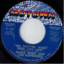 The Supremes No Matter What Sign You Are / The Young Folks USED VINYL 7INCH SINGLE 45 RPM