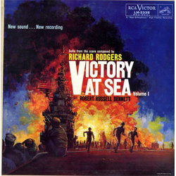 Richard Rodgers / Robert Russell Bennett / RCA Victor Symphony Orchestra Victory At Sea Volume 1 Vinyl LP USED