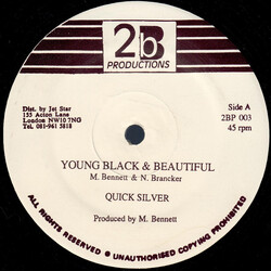 Quick Silver Young Black & Beautiful USED VINYL 12INCH 45 RPM