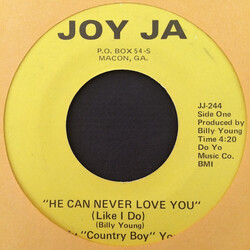 Billy Young (2) He Can Never Love You (Like I Do) USED VINYL 7INCH 45 RPM