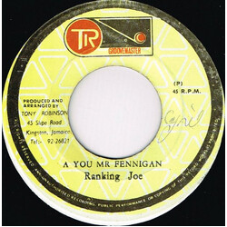 Ranking Joe A You Mr. Fennigan USED VINYL 7INCH