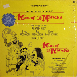 "Man Of La Mancha" Original Broadway Cast / Richard Kiley / Joan Diener / Irving Jacobson / Robert Rounseville / Ray Middleton Man Of La Mancha Vinyl 
