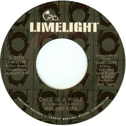 Roland Kirk Once In A While / Mystical Dream USED VINYL 7INCH 45 RPM SINGLE STYRENE
