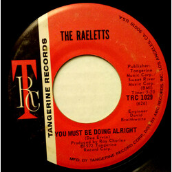 Raelets You Must Be Doing Alright USED VINYL 7INCH 45 RPM SINGLE