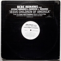 BeBe Winans / Stevie Wonder / Marvin Winans Jesus Children Of America USED VINYL 12INCH 33 S RPM SINGLE PROMO