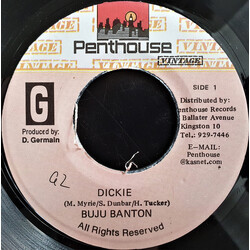 Buju Banton Dickie USED VINYL 7INCH 45 RPM REISSUE