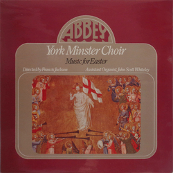 York Minster Choir / Francis Jackson / John Scott Whiteley Music For Easter Vinyl LP USED