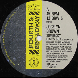 Jocelyn Brown Somebody Else's Guy VINYL 12" USED