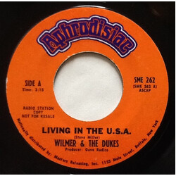 Wilmer & The Dukes Living In The U.S.A. / Count On Me USED VINYL 7INCH 45 RPM PROMO