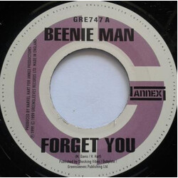 Beenie Man Forget You USED VINYL 7INCH 45 RPM