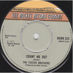 The Foster Brothers Count Me Out / Amazin Vinyl 7" USED