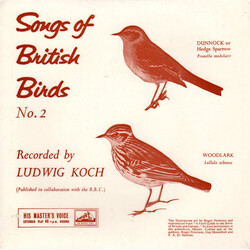 Ludwig Koch Songs Of British Birds No. 2 Vinyl 7" USED